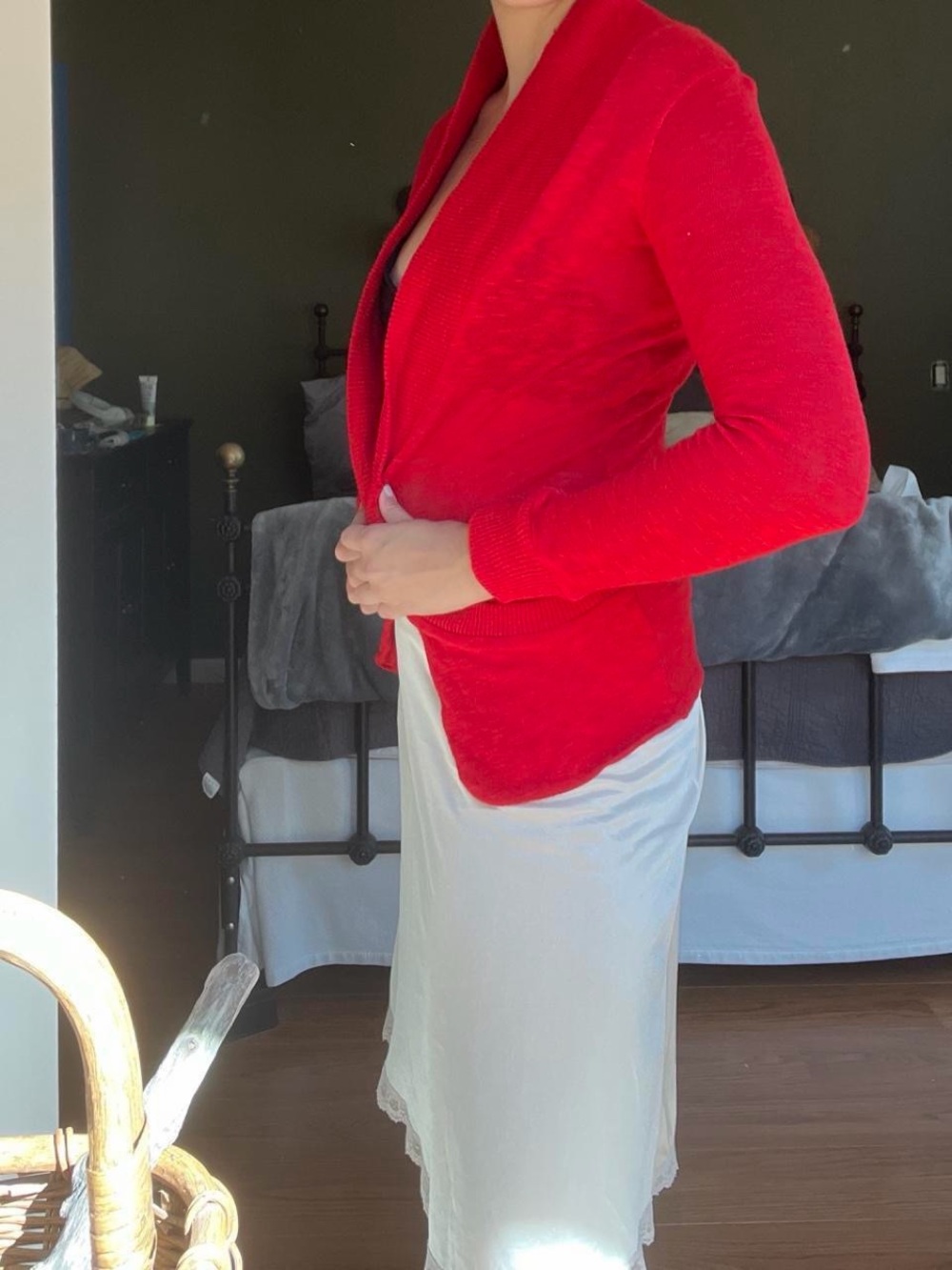 BDG Urban outfitter Red Cardigan